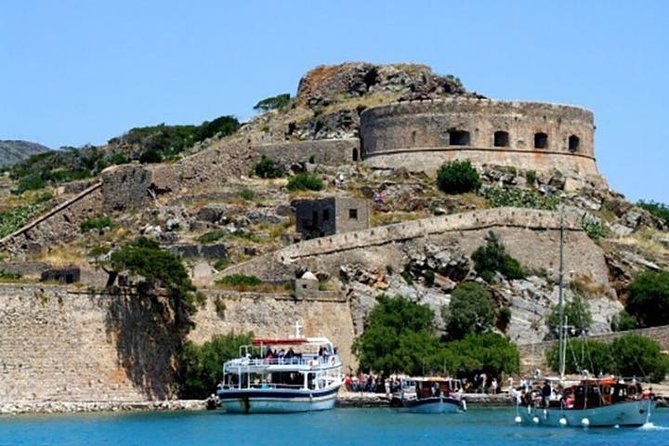 Spinalonga Island Crete Spinalonga island fortress Crete boat excursion